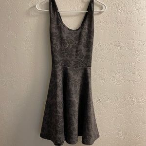 Black and grey dress
